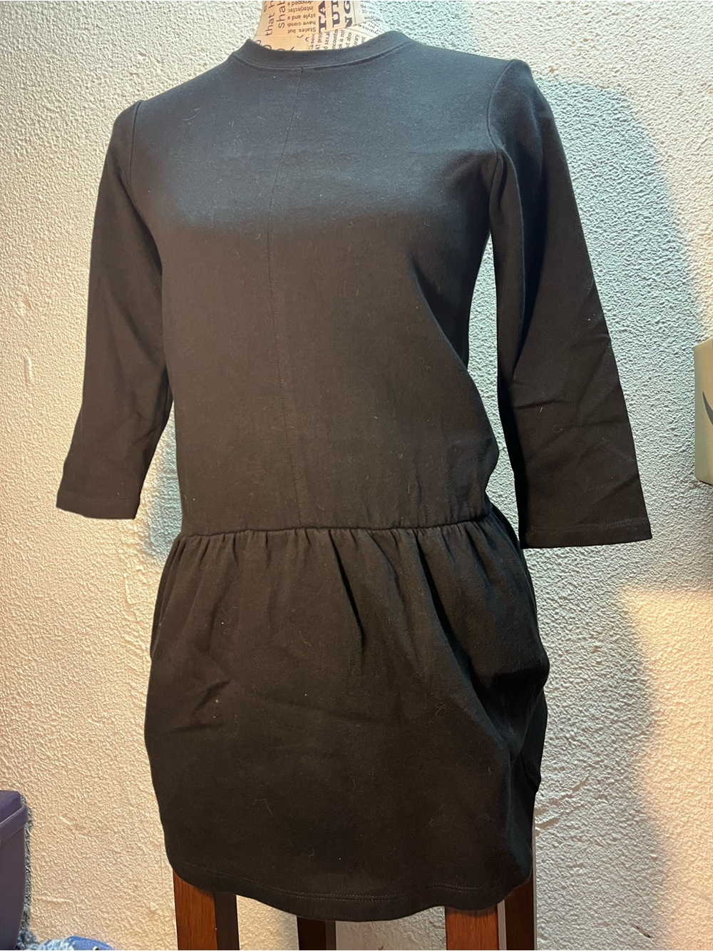 All saints Black Women's Drop-Waist Dress